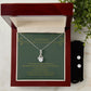 No one does it like you Best Friend Necklace & Earring set - Christmas Edition